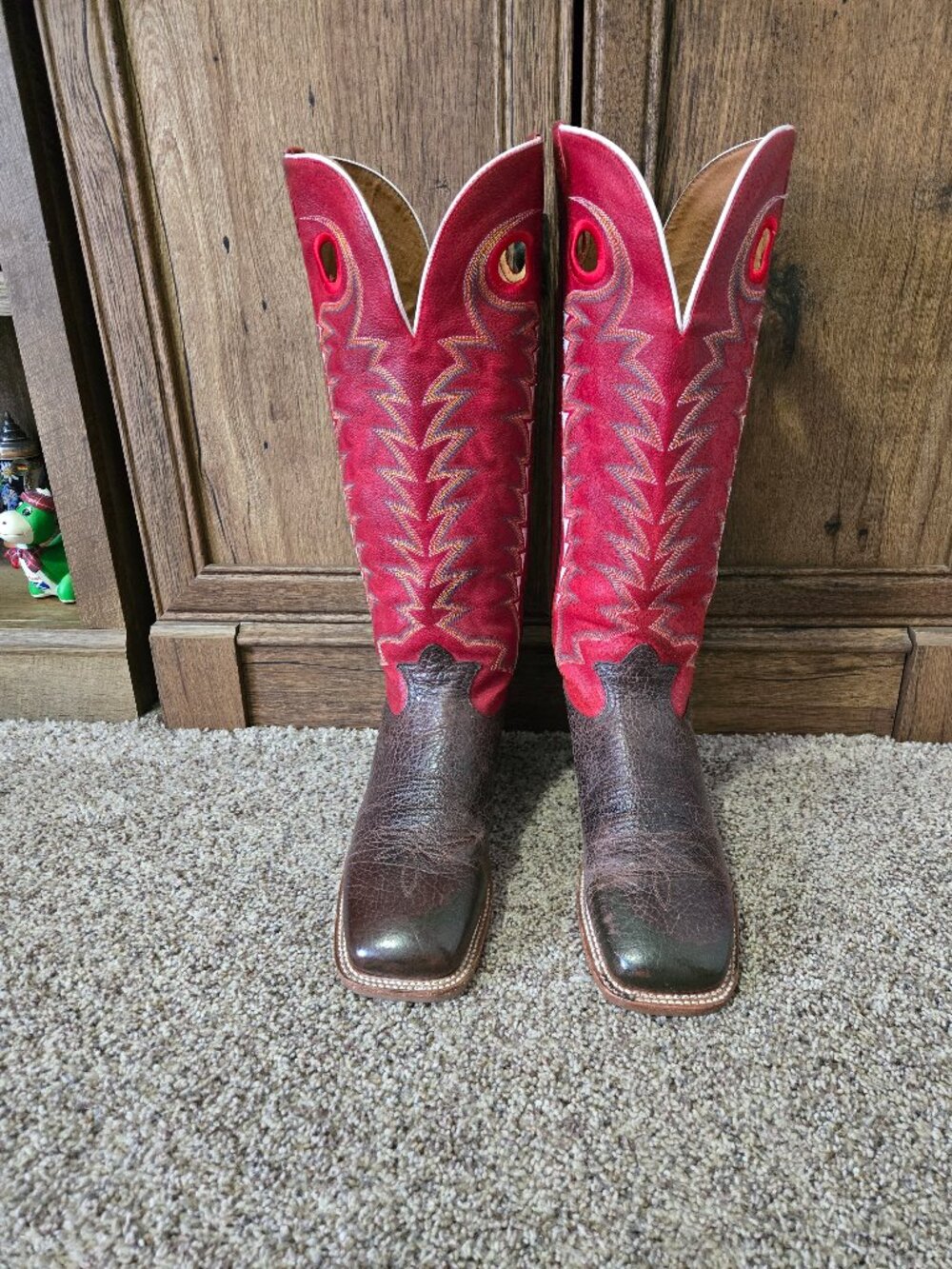 Tony Lama Men's Rosston 16in Buckaroo Cowboy Boots Size 11D